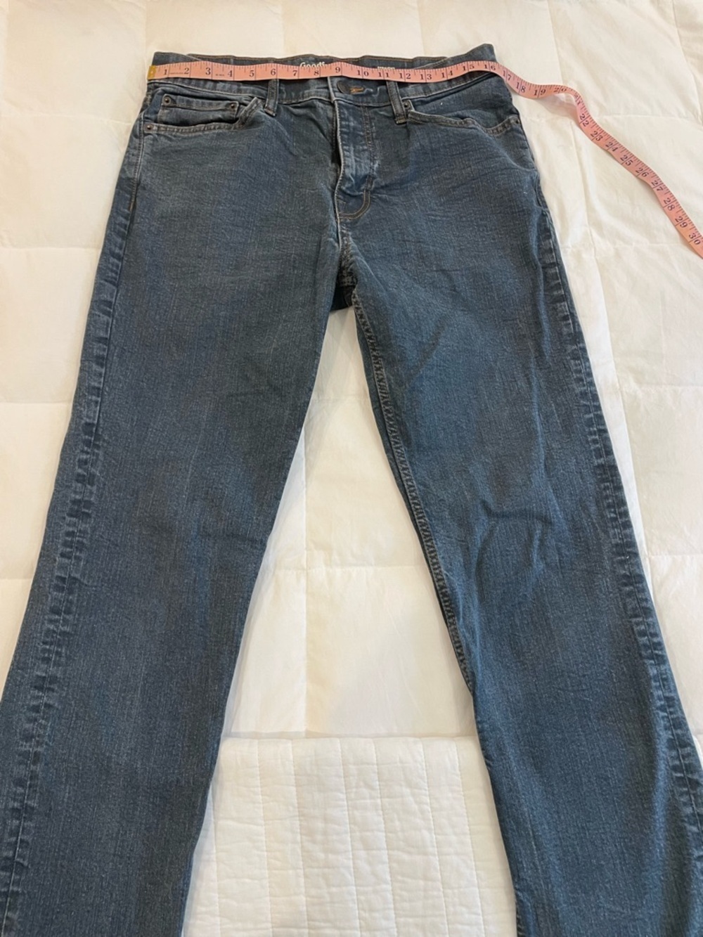 Men’s Good Fellow Jeans 34x34 Straight Medium Wash